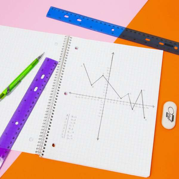 BAZIC Products 12" Jewel Tones Transparent Plastic Color Rulers (4-Count)