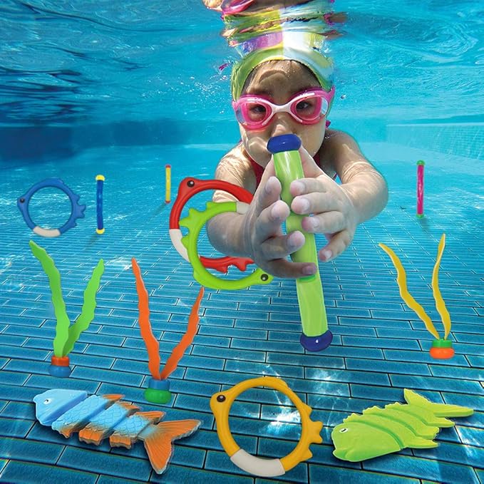 29-Piece Underwater Sinking Dive Toys and Pool Games Kit