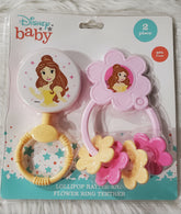 Disney Baby Princess 2-Piece Rattle and Teether Set