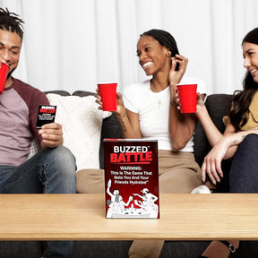 Buzzed Battle Hilarious Team Party Game (180 Cards)