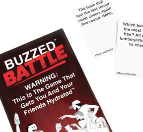 Buzzed Battle Hilarious Team Party Game (180 Cards)