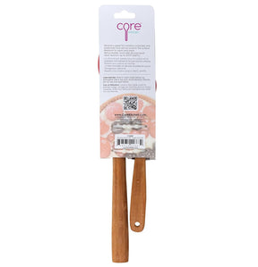 Core Kitchen 12" and 8.25" Silicone Spoons with Bamboo Handles