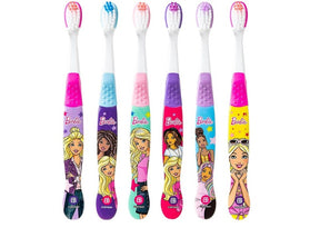 Brush Buddies Barbie Kids Toothbrush - 6 Pack