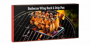 Cave Tools 12-Piece BBQ Wing Rack and Drip Pan