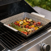 13.8" x 11.9" x 3" Cave Tools Large Non-Stick Vegetable Grill Basket