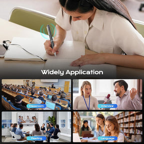 64GB Digital Voice Recorder Pen with AI Noise Reduction