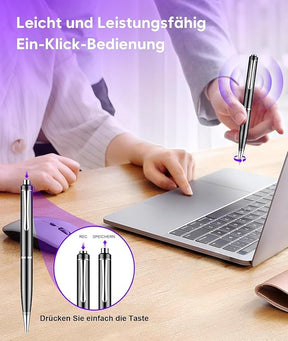 64GB Digital Voice Recorder Pen with AI Noise Reduction