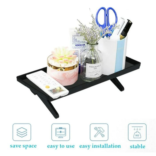 11.8" x 5.1" Foldable Monitor Top Storage Shelf Mount