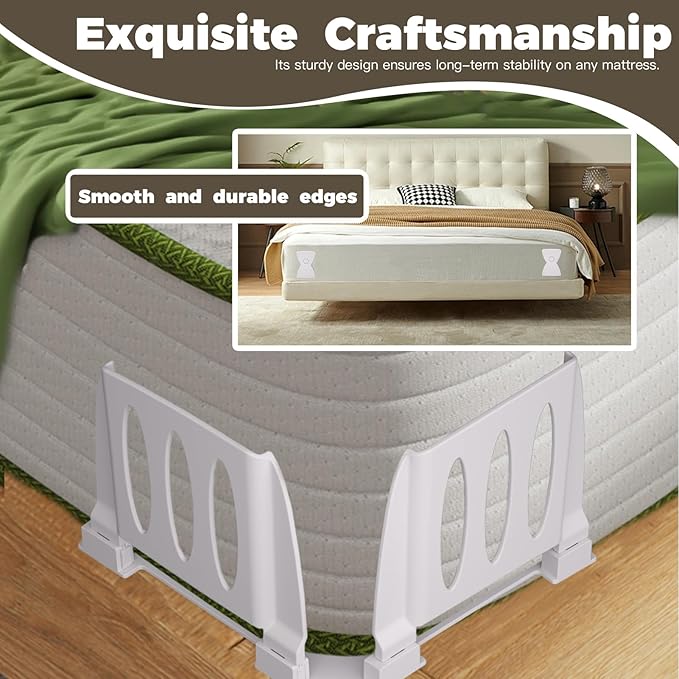 Heavy-Duty 4-Piece Adjustable Bed Sheet Fastener Clips