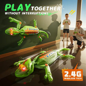 Glow-in-the-Dark Remote Control Wall Climbing Chameleon
