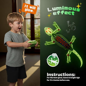 Glow-in-the-Dark Remote Control Wall Climbing Chameleon
