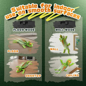 Glow-in-the-Dark Remote Control Wall Climbing Chameleon