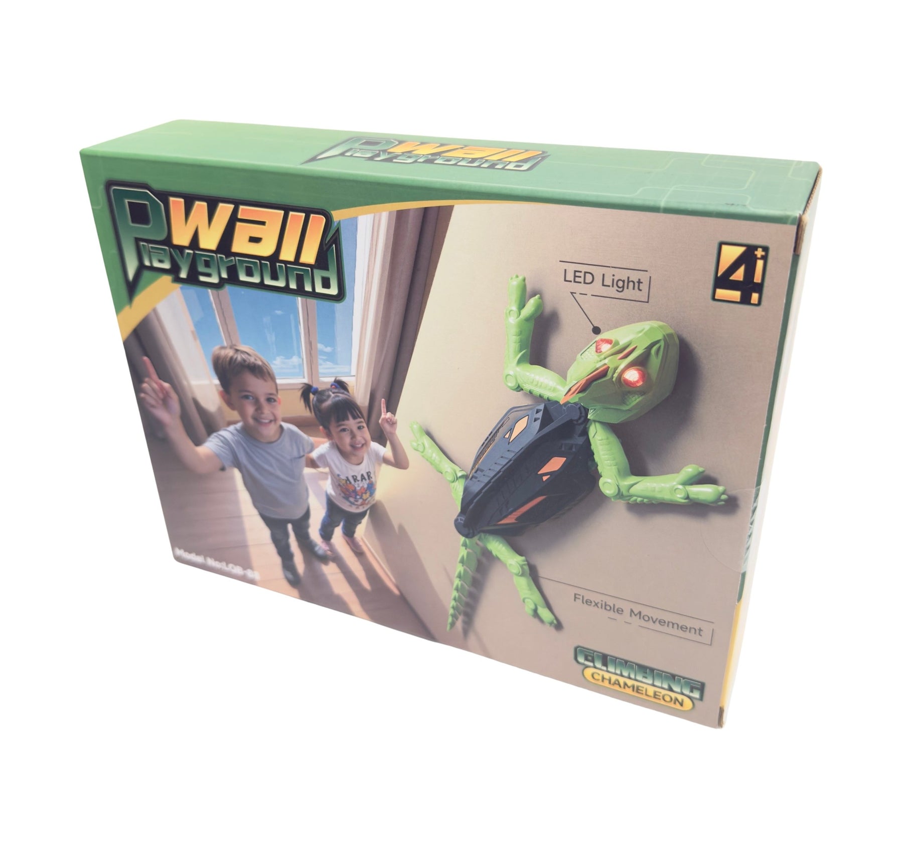 Glow-in-the-Dark Remote Control Wall Climbing Chameleon