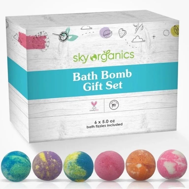 Sky Organics 6-Count Nourishing Bath Bomb Gift Set