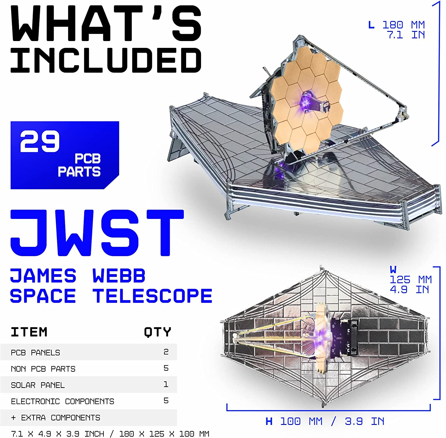 Geek Club James Webb Space Telescope DIY STEM Engineering Kit