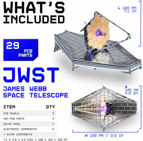 Geek Club James Webb Space Telescope DIY STEM Engineering Kit