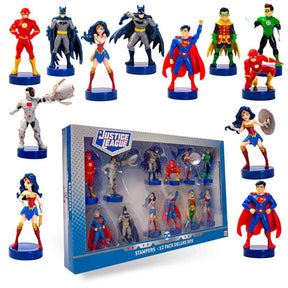 2.4" Justice League Collectible Stamper Action Figures (12-Pack)