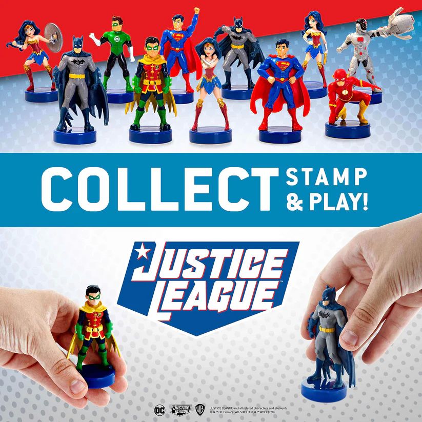 2.4" Justice League Collectible Stamper Action Figures (12-Pack)