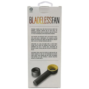 Portable Bladeless Cooling Fan with Stand - Black/Gold One Size