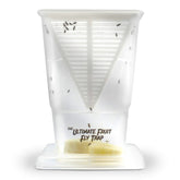 Reusable Non-Toxic Fruit Fly Trap - Compact Clear Design One Size