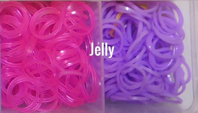 DasKid 12,100+ Piece Rubber Band Refill Loom Set with 14" x 9" x 2" Storage Case