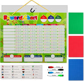 17" x 13" Magnetic Reward Chart Set with 4 Dry Erase Markers