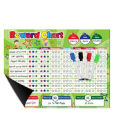 17 x 13 Inch Magnetic Behavior Star Reward Chart with 4 Markers