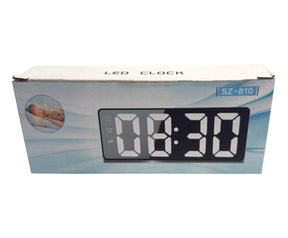 6.3 Inch LED Digital Desk Alarm Clock with USB and Battery Backup