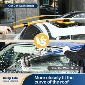 Microfiber Car Wash Mop with 43" Retractable Handle
