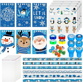193pc Winter School Stationery Set - Fun Holiday Supplies!