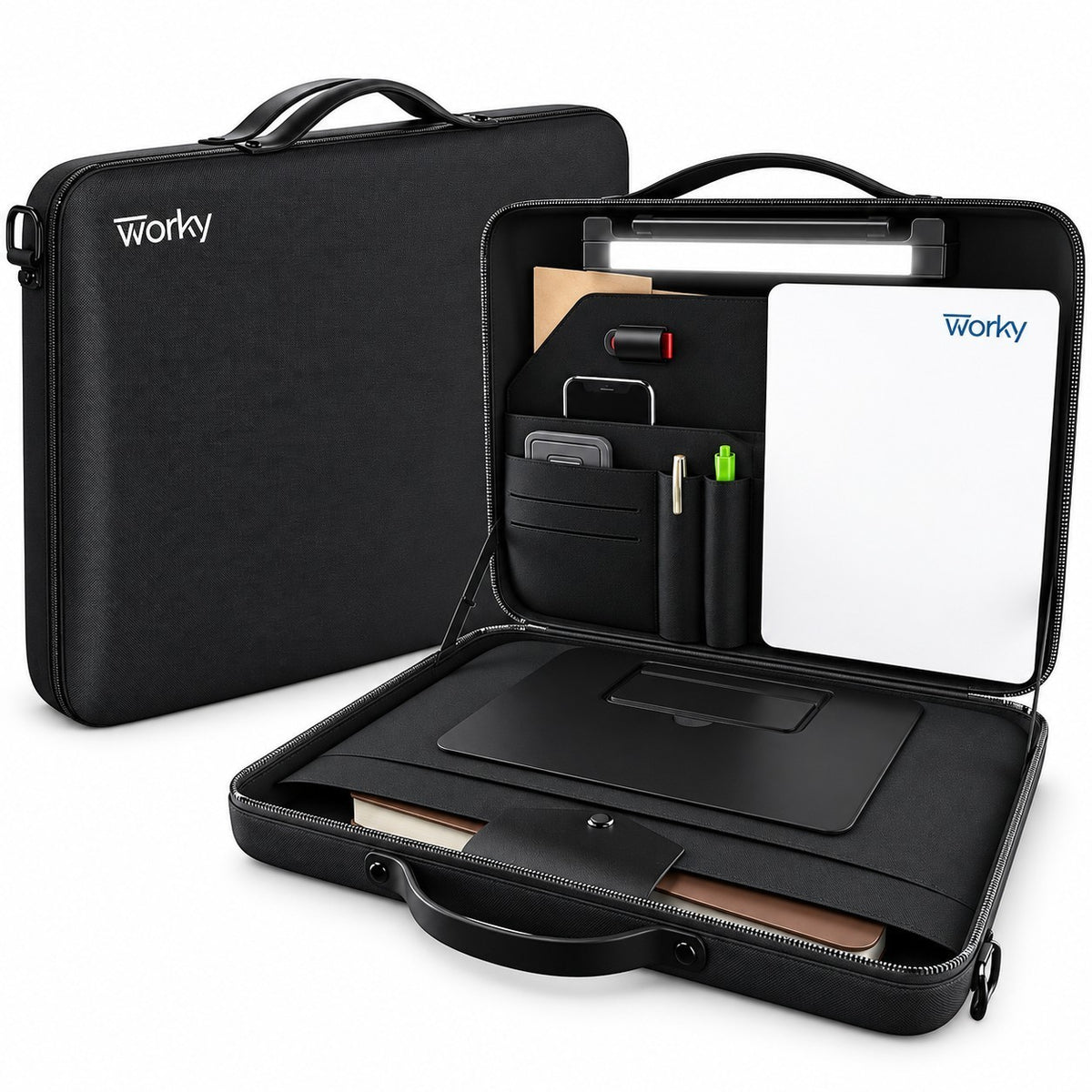 HJL 12-in-1 Office Everywhere Portable Briefcase