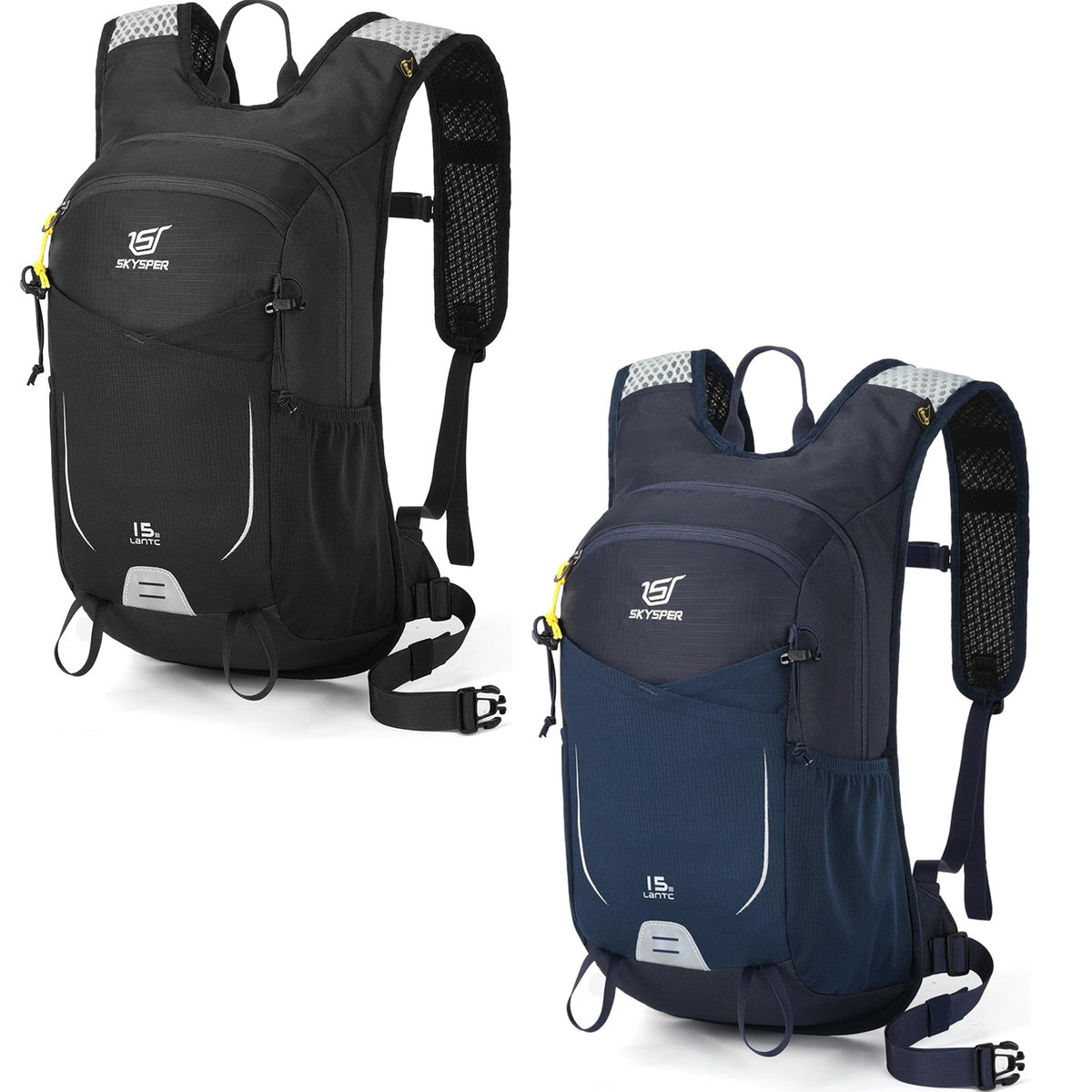 SKYSPER 15L Hiking Backpack Lightweight Daypack with Phone Pocket