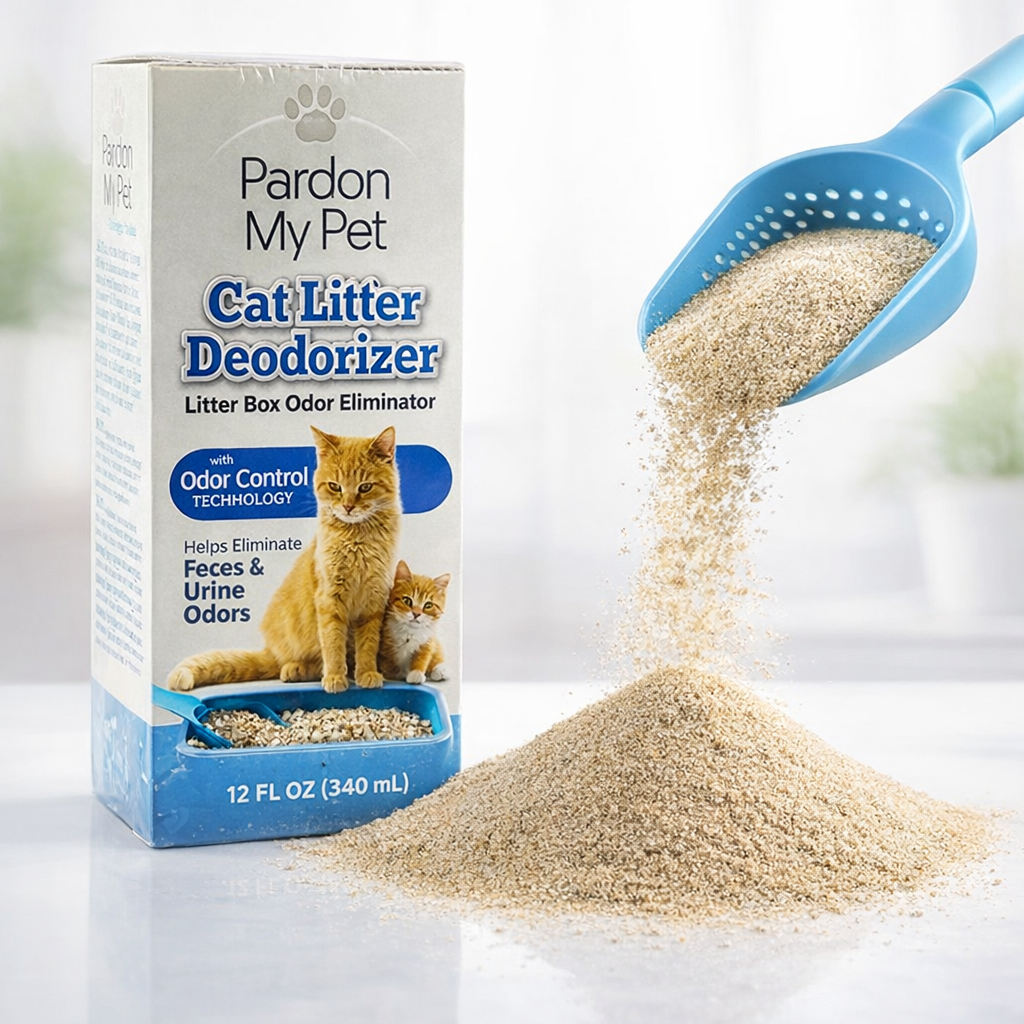 Cat Litter Deodorizer – Odor Control & Dust Reduction – 12oz