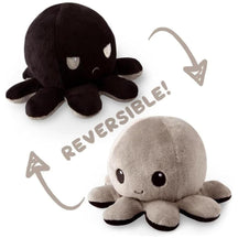 Reversible Octopus Plushie, Happy + Angry - Cute Sensory Fidget To Show Your Mood!