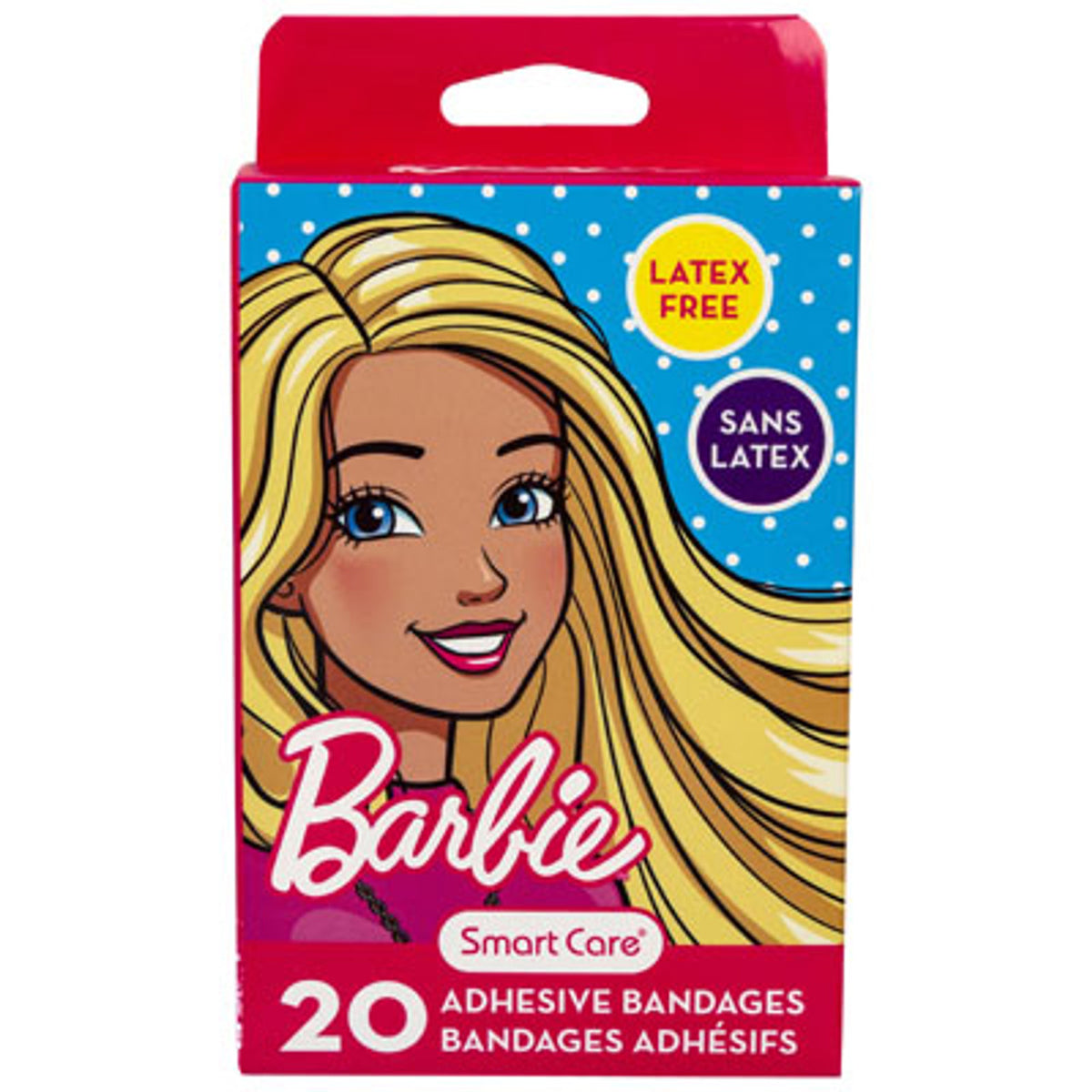 20 Kids Latex Free Adhesive Band-Aids - Hot Wheels & Barbie Bandages For Boo-Boo's