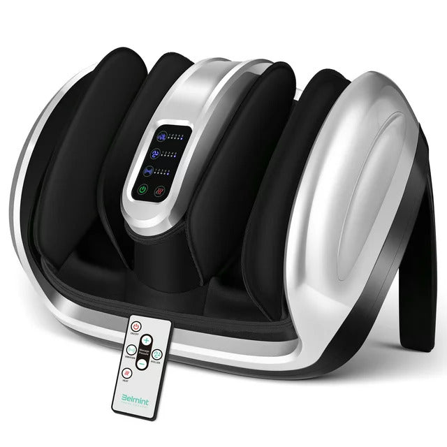 Belmint Foot & Leg Massager With Heat - Shiatsu Kneading & Rolling