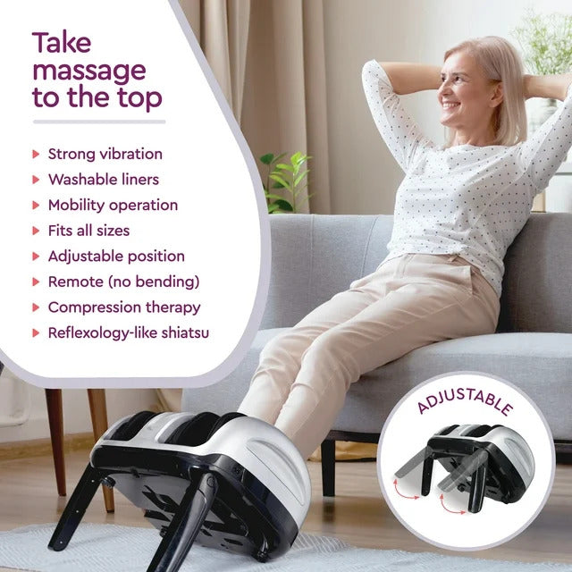 Cloud Massage Shiatsu Foot Calf Leg Massager Machine W/Heat