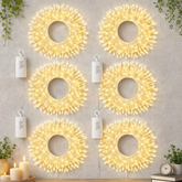 6pk Battery Operated String Lights with Timer - 99FT 300 LED Waterproof Fairy Lights