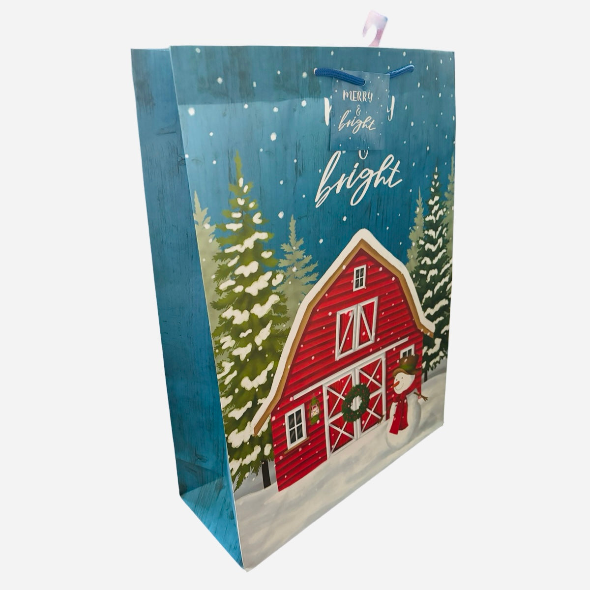 4pk 18" Paper Gift Bags w/ Tags - For Large Christmas & Holiday Gifts