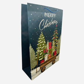 4pk 18" Paper Gift Bags w/ Tags - For Large Christmas & Holiday Gifts