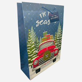 4pk 18" Paper Gift Bags w/ Tags - For Large Christmas & Holiday Gifts