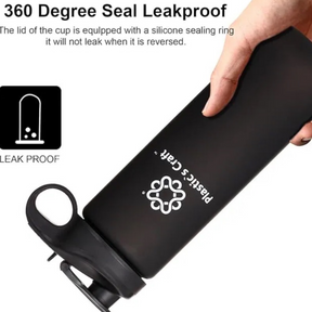 32oz Shatterproof & Leak-Proof Motivational Water Bottle - Straw & Spout Opening