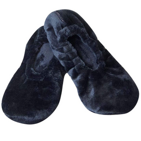 Cloudz Plush Memory Foam Travel Slippers w/ Treads - One Size Fits Most