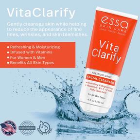 Vita Clarify 4oz Organic Facial Cleanser w/ Vitamin C