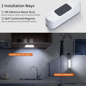 4 Pack 4" Samsung Motion Sensor Lights w/ Stick On & Magnetic Back