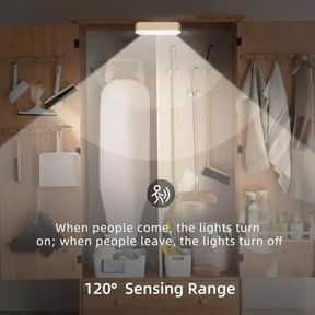 4 Pack 4" Samsung Motion Sensor Lights w/ Stick On & Magnetic Back