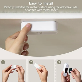 4 Pack 4" Samsung Motion Sensor Lights w/ Stick On & Magnetic Back