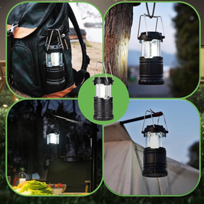 cmb 2-in-1 rechargeable camping lantern solar flashlight emergency lantern Cob Led Pop Up Lantern