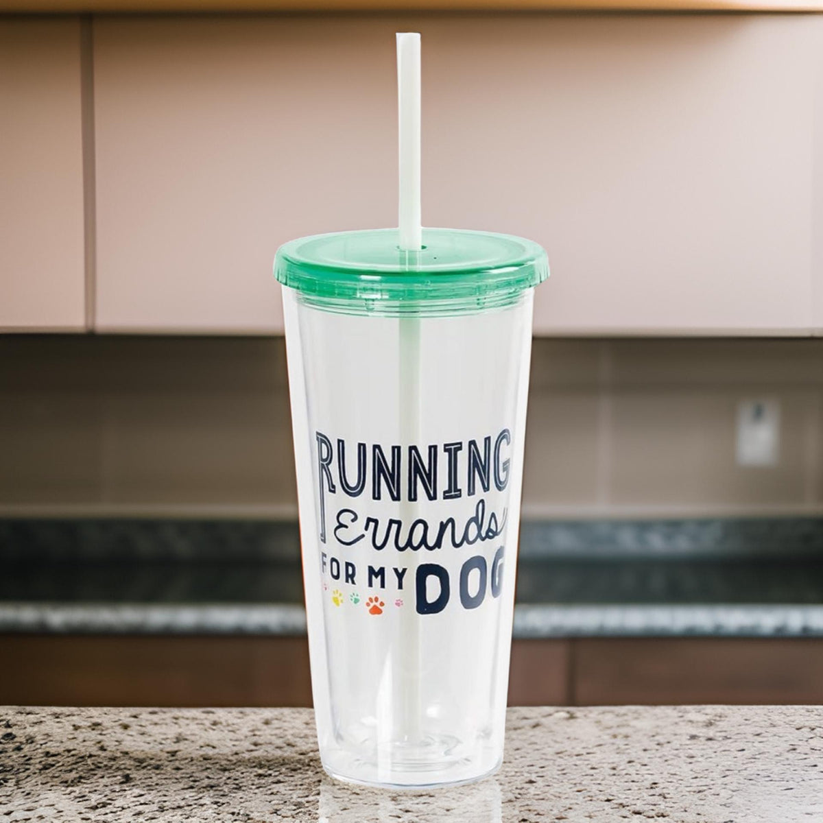 20oz "Running Errands For My Dog" Acrylic Tumbler by CR Gibson - Double Wall