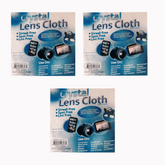 3pk Crystal Lens Cloth, Never Streaks - Polishes As It Cleans!